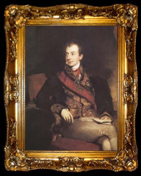 framed  Sir Thomas Lawrence Clemens Lothar Wenzel (mk25), ta009-2
